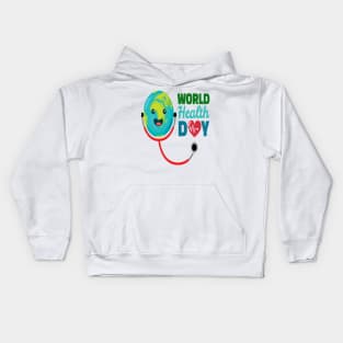 world health day 2020 Kids Hoodie